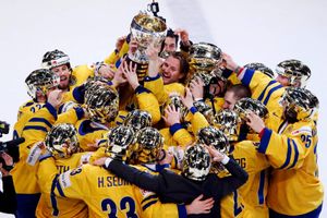 Hokej, MS 2013, Švédsko - Švýcarsko: Švédové slaví s pohárem pro mistry světa