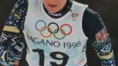 Kateřina Neumannová na olympiádě v Naganu 1998.