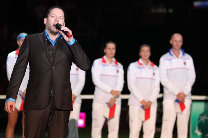 Fed Cup, finále 2014: zahájení, Matěj Rupert