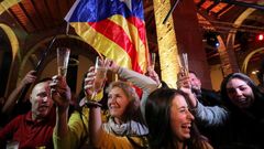Katalánsko oslavy volby