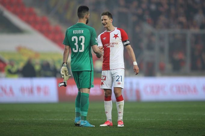 Fotbalové derby Slavia vs. Sparta (Koubek, Škoda)