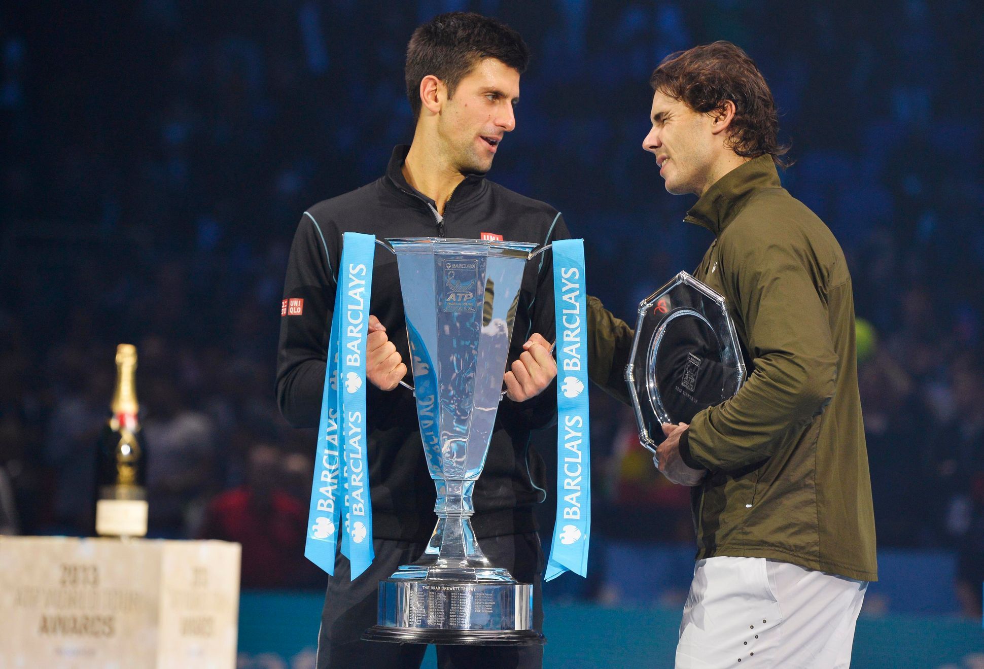 Turnaj mistrů 2013: Novak Djokovič a Rafael Nadal