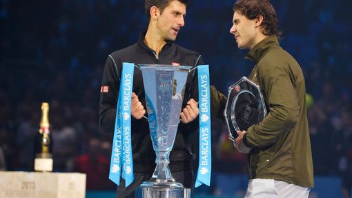 Turnaj mistrů 2013: Novak Djokovič a Rafael Nadal