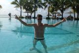 Tomáš Berdych na dovolené na Mauriciu.