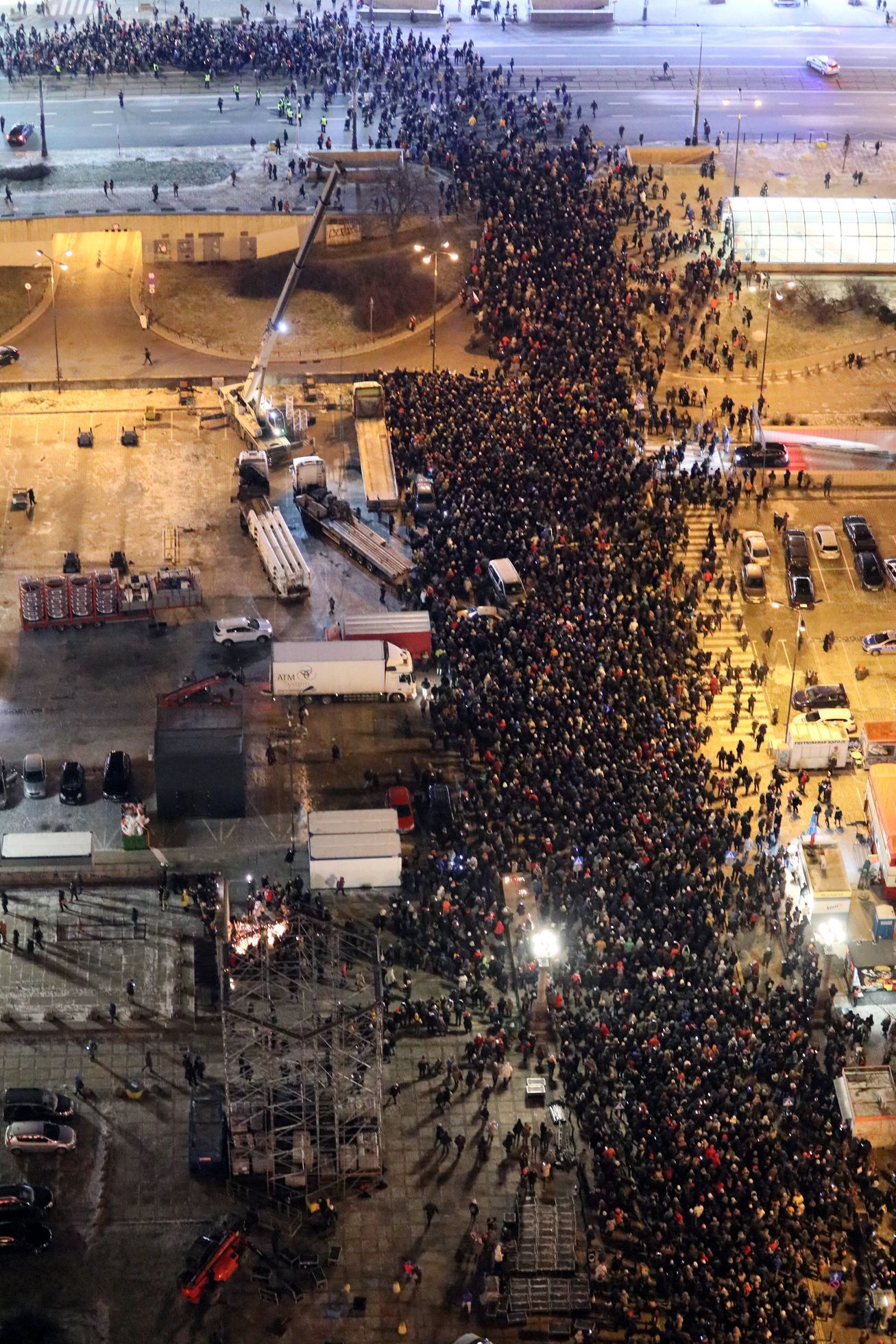 Protesty v Polsku kvůli vraždě primátora