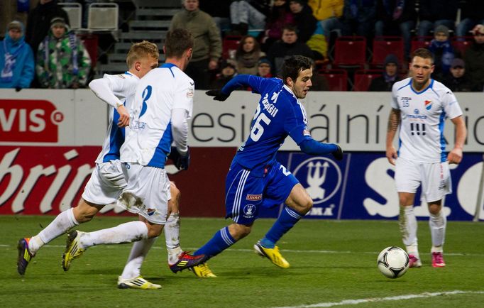 Utkání Gambrinus ligy Olomouc vs. Ostrava (Pospíšil)