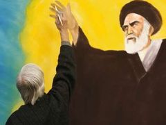 Teherán si připomněl 28. výročí islámské revoluce. Podobizny ajatolláha Chomejního samozřejmě nemohly chybět.