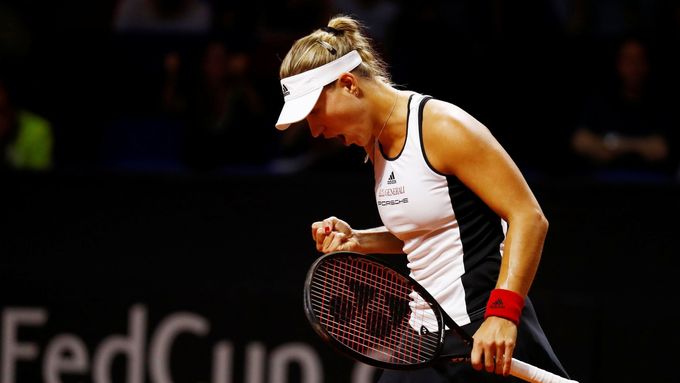 Semifinále Fed Cupu 2018, Německo - Česko: Angelique Kerberová