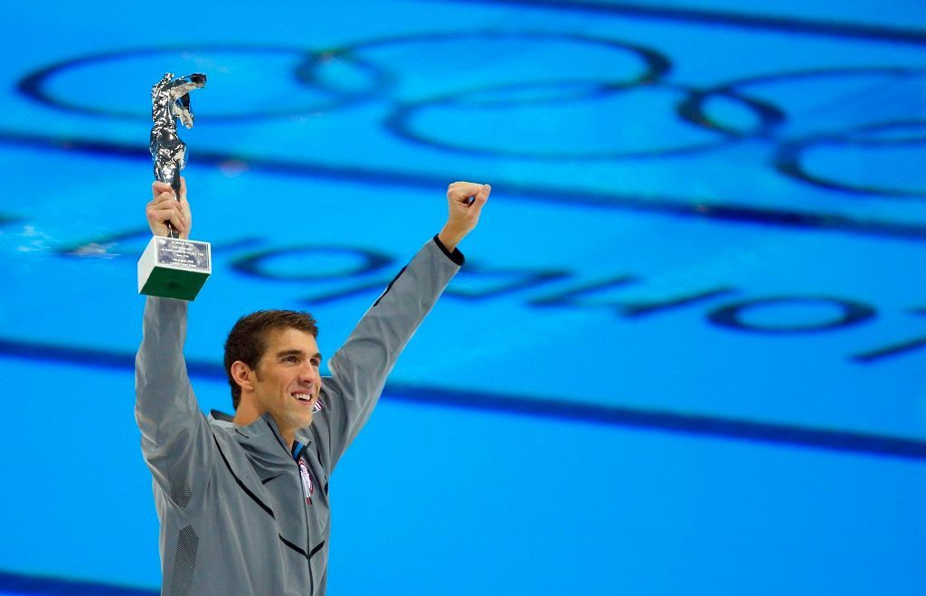 Nejlepší fotky roku 2012 od Reuters (Michael Phelps na OH v Londýně - cena pro nejúspěšnějšího olympika historie)