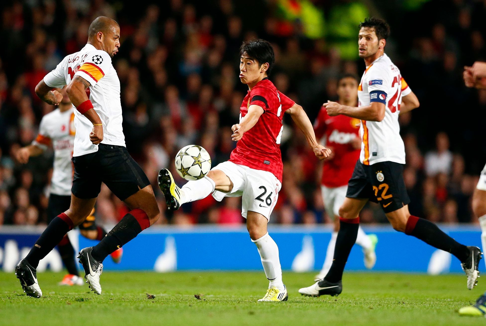 Manchester United - Galatasaray, Kagawa v akci