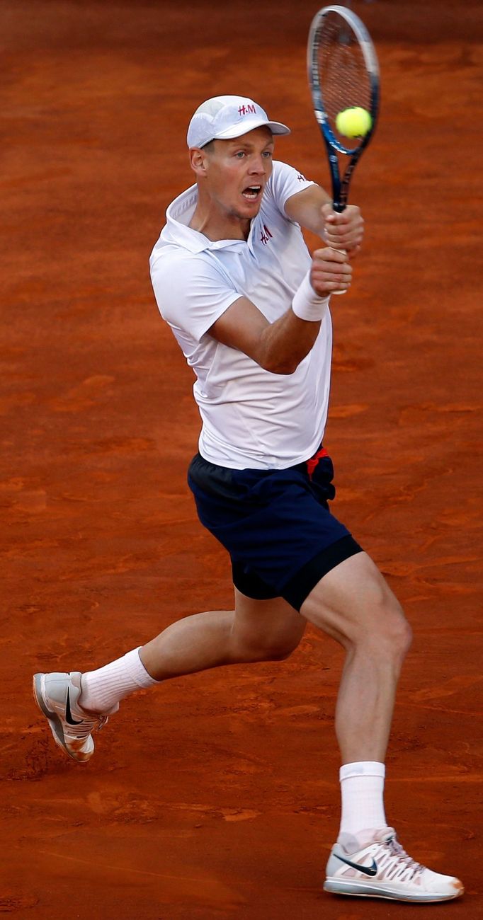 Tomáš Berdych na turnaji Masters v Madridu 2013