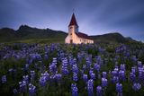 Půlnoční kostel - Island