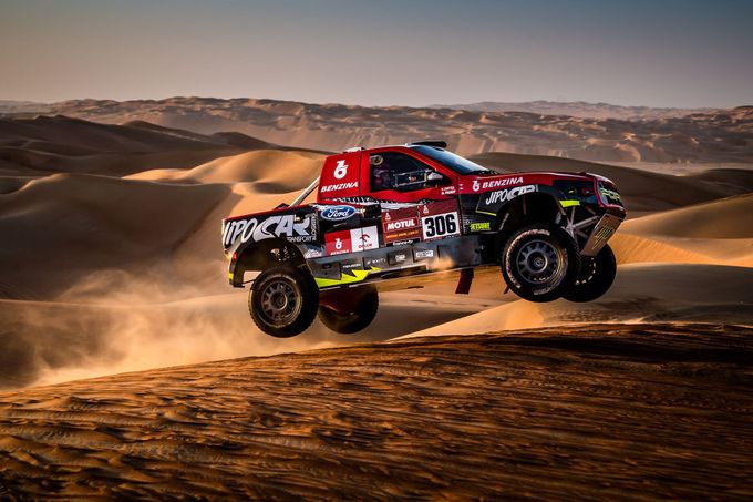 Martin Prokop při posledních testech na Rallye Dakar 2020.