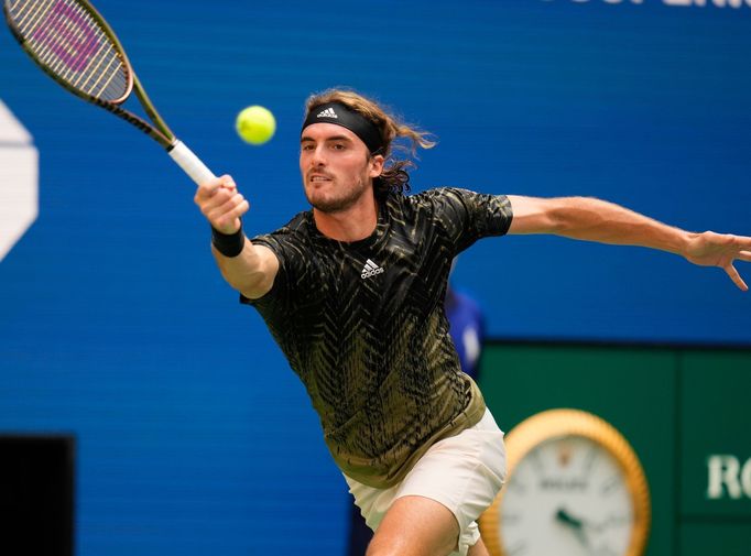 US Open 2021, 1. kolo (Stefanos Tsitsipas)