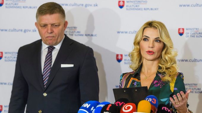 Martina Šimkovičová je od podzimu ministryní kultury v nové slovenské vládě premiéra Roberta Fica.