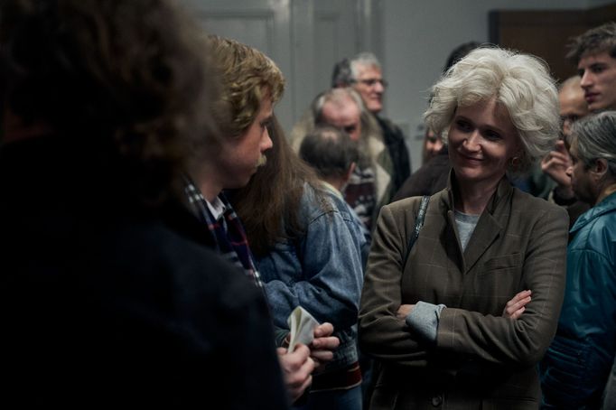 Aňa Geislerová v roli Olgy Havlové a Viktor Dvořák jako Václav Havel.