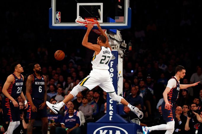 Rudy Gobert z Utahu je novým smečařským rekordmanem NBA