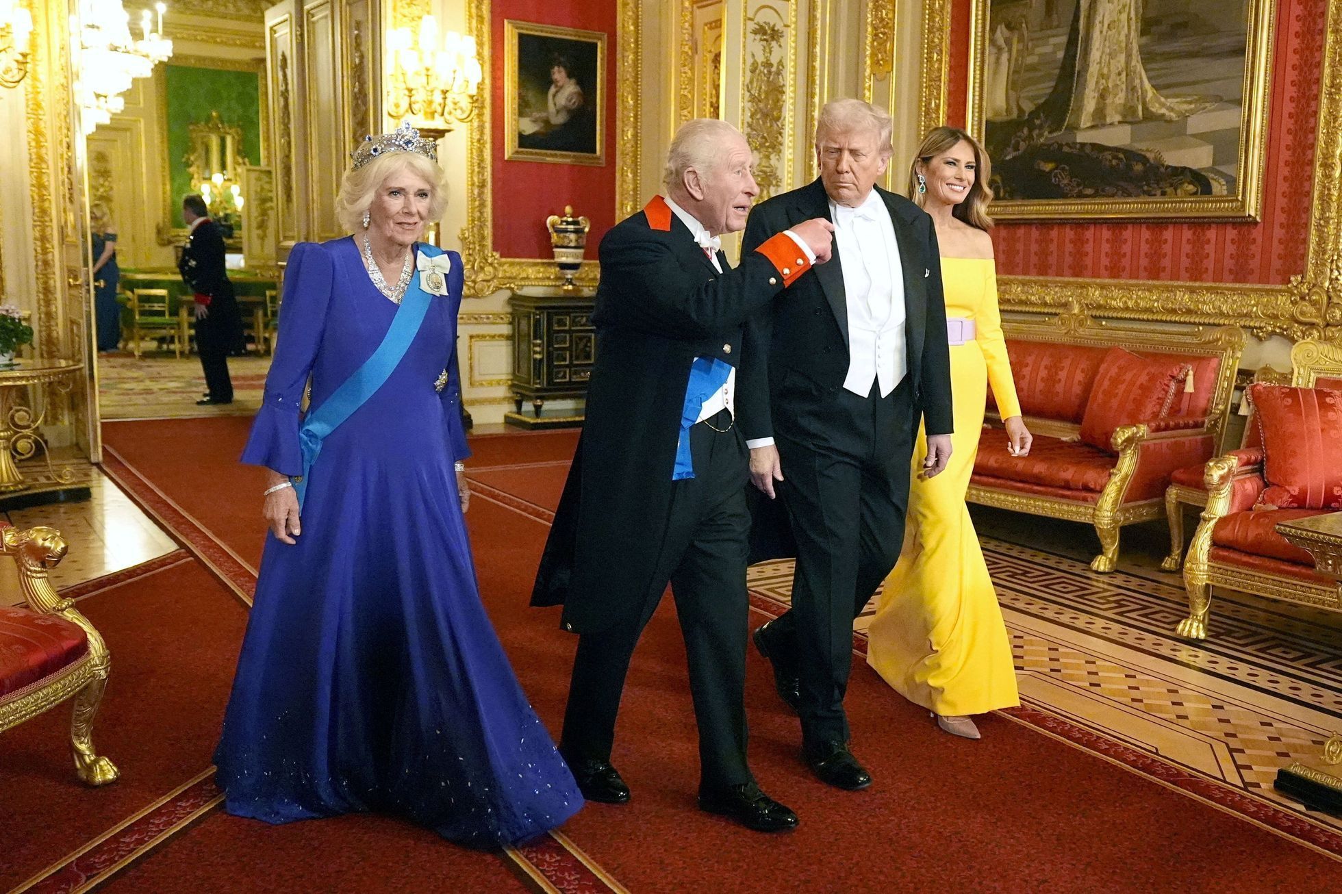 U.S. President Trump makes second state visit to Britain