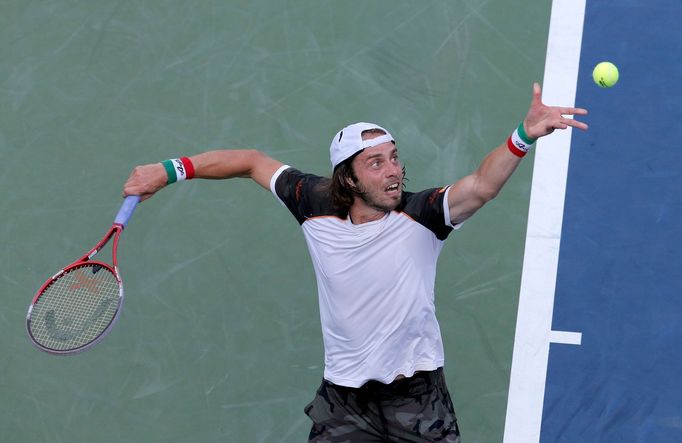 Paolo Lorenzi na tenisovém US Open