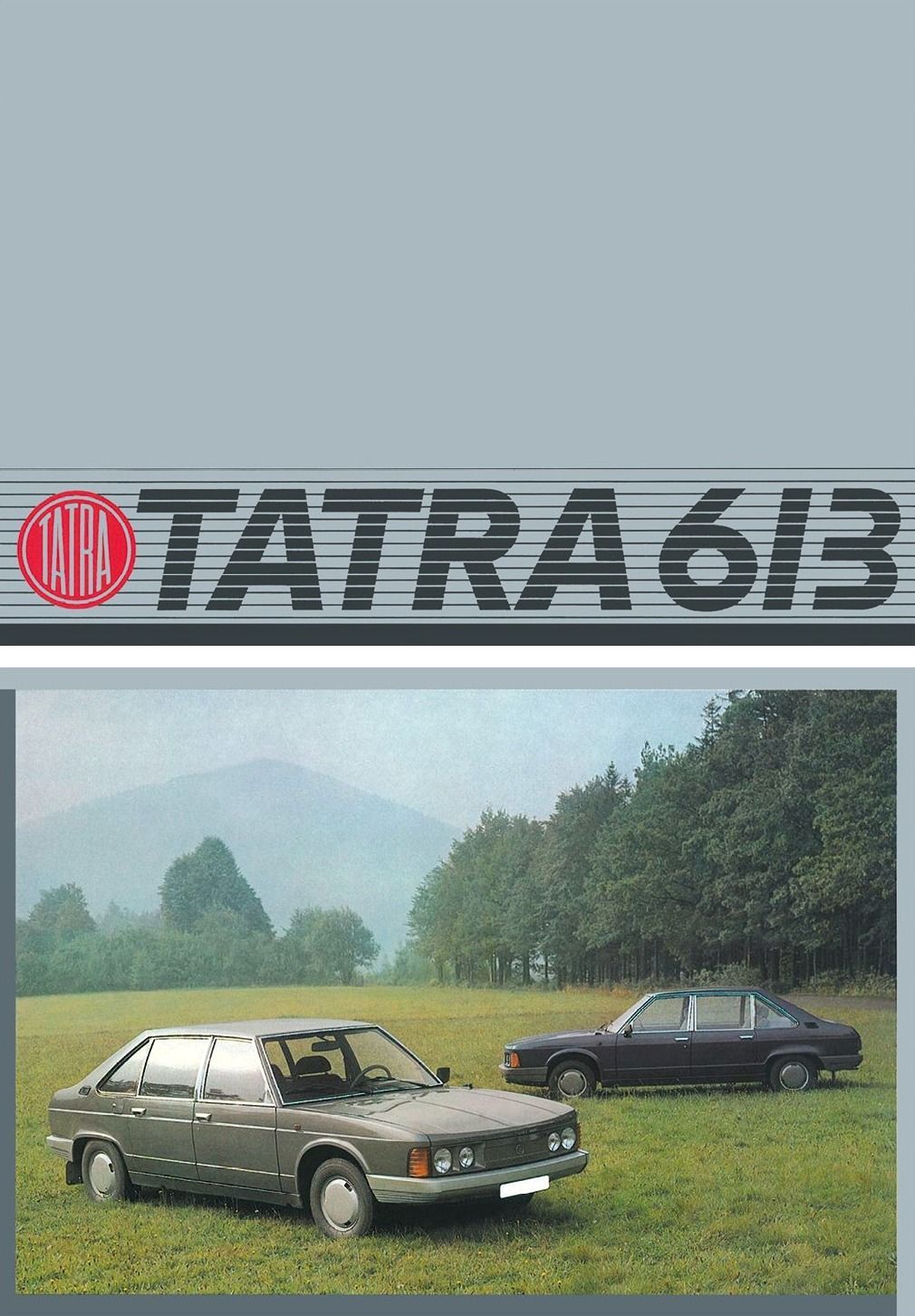 Tatra – osobní automobily na plakátech a v prospektech, 1945–1999