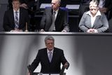 "Svoboda a rovnost jsou základem pro seberealizaci," poznamenal Gauck,...