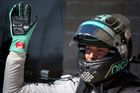 Rosberg vyhrál v Austinu kvalifikaci, Hamilton druhý