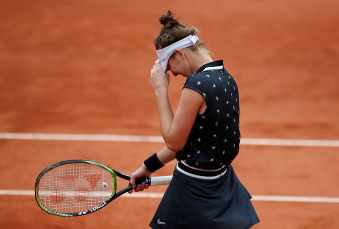 Markéta Vondroušová v semifinále French Open 2019