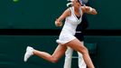 Petra Kvitová ve Wimbledonu 2011. Tady dosáhla zatím svůj největší úspěch v kariéře