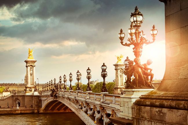 Pont Alexandre III, Paříž, Francie