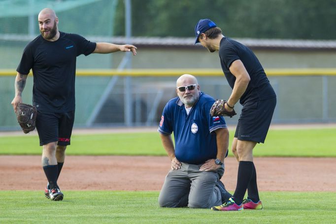 Arrows Ostrava - HC Vítkovice, baseballová exibice 2016