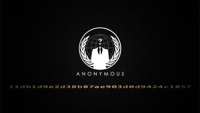 Logo Anonymous, ilustrační snímek.