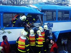 Nehoda ve Vřesině byla jednou z nejzávažnější tramvajových nehod v posledních letech.
