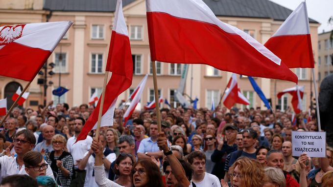 Polské protesty.