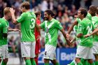 Vlci z Wolfsburgu rázně ukončili neporazitelnost Leverkusenu