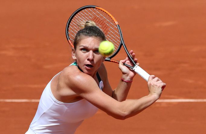 Simona Halepová ve čtvrtfinále French Open 2017