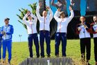 Znovu zlatí. Čeští kajakáři obhájili titul mistrů Evropy v závodě hlídek