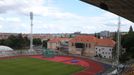 Výhled z hlavní tribuny stadionu Juliska