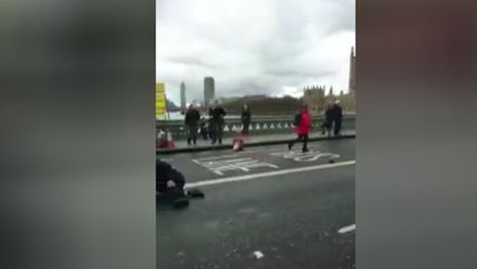 Útok v Londýně. Auto srazilo lidi na mostě. Svědek natočil situaci krátce po incidentu