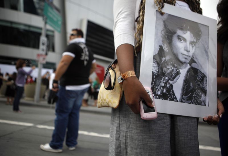 Rozloučení s Michaelem Jacksonem - Los Angeles