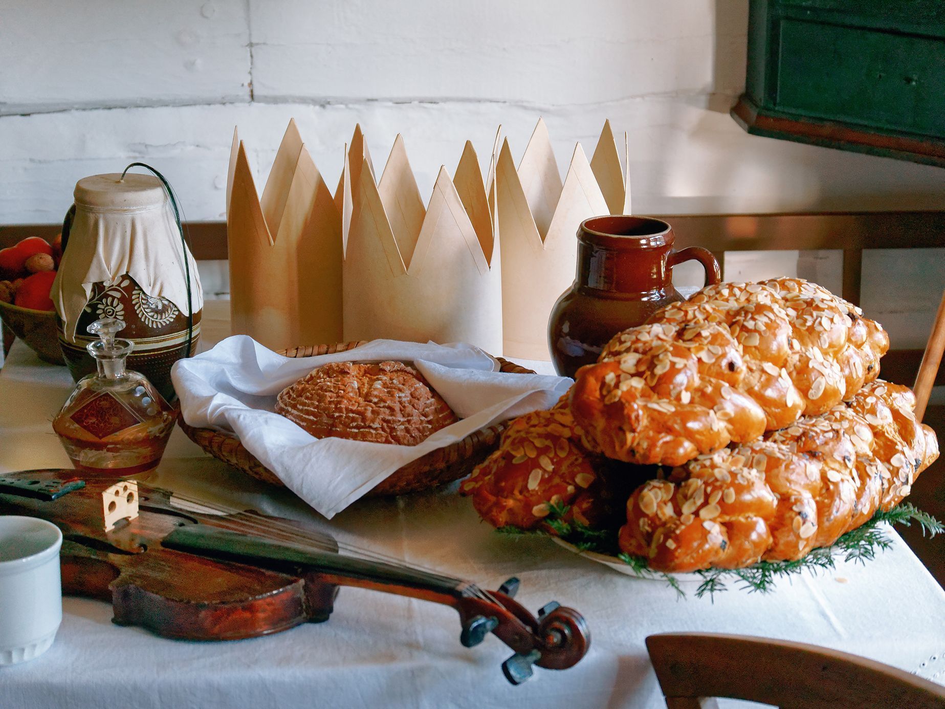 Advent ve skanzenu v Kouřimi. Mýtické postavy a zvyky na fotkách, prosinec 2023