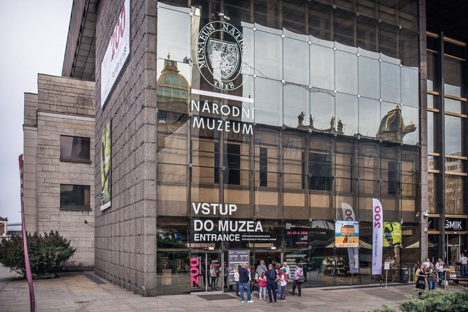 Nová budova Národního muzea na snímku z roku 2018.
