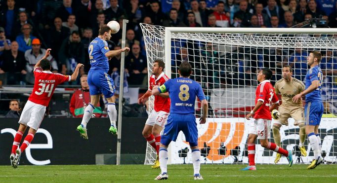 Fotbal, finále Evropské ligy, Chelsea - Benfica: Branislav Ivanovič dává vítězný gól