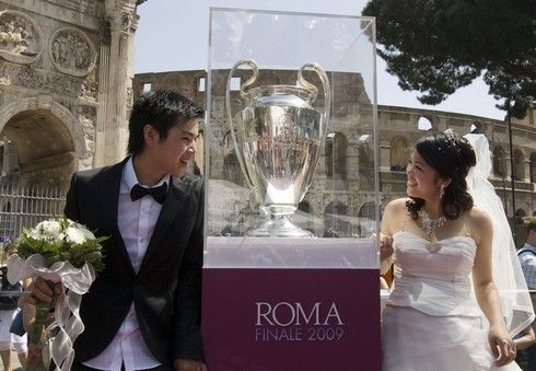 Liga mistrů - Trofej v Římě