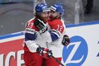 Čeští hokejisté porazili ve čtvrtfinále světového šampionátu v Bratislavě Německo 5:1...