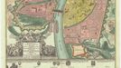 Známý německý vydavatel map Georg Matthäus Seutter: Praha, 1740