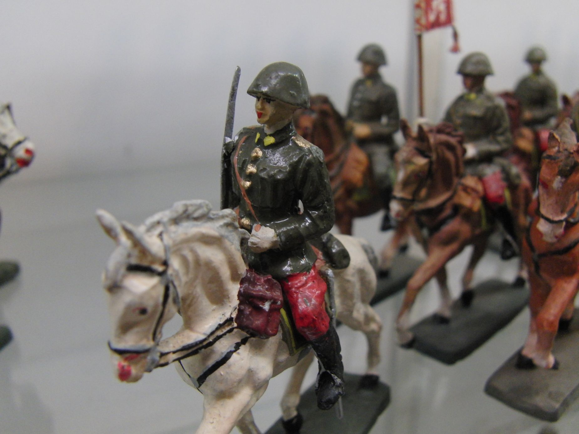 Vojáčci a modely vojenské techniky Lubora Šušlíka