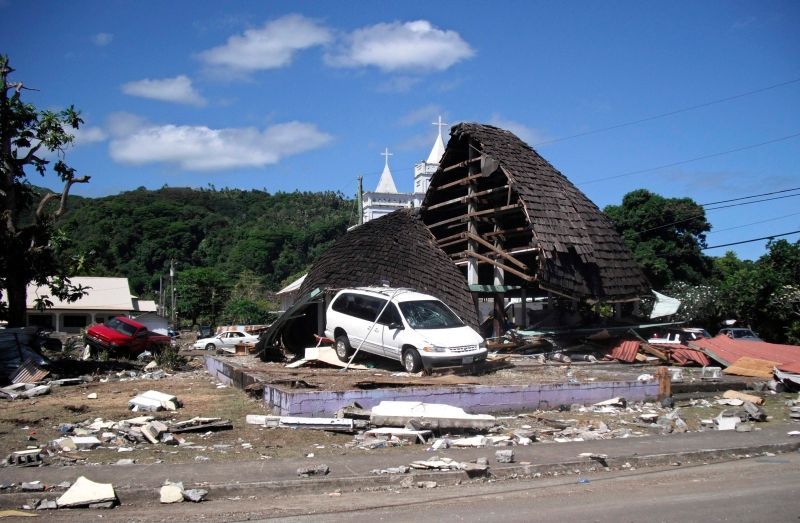 Tsunami u souostroví Samoa