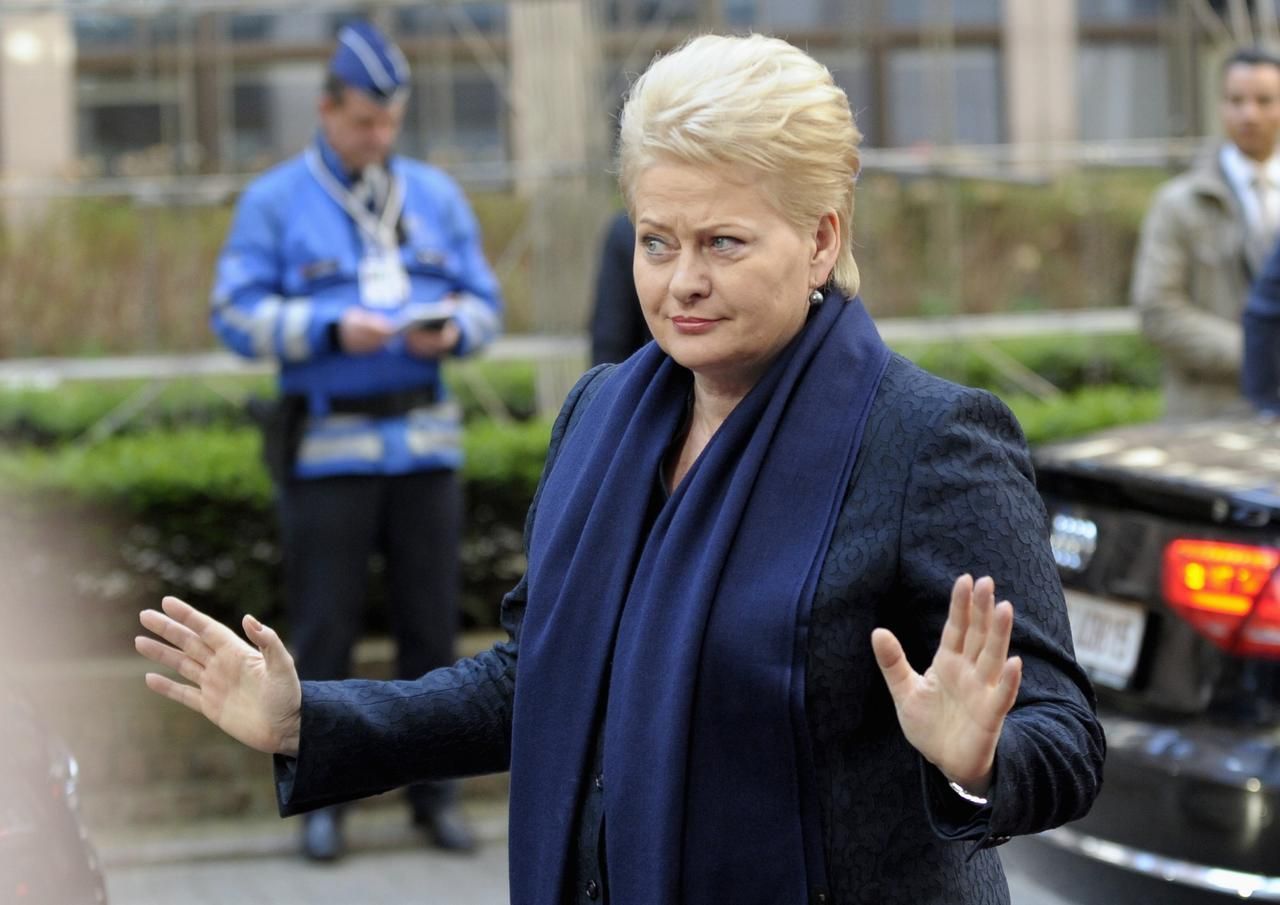 Litevská prezidentka Dalia Grybauskaiteová.