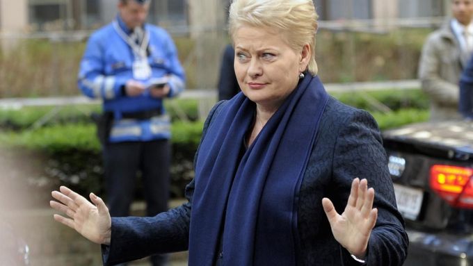 "Díky Bohu, že jsme v NATO," říká litevská prezidentka Dalia Grybauskaiteová.