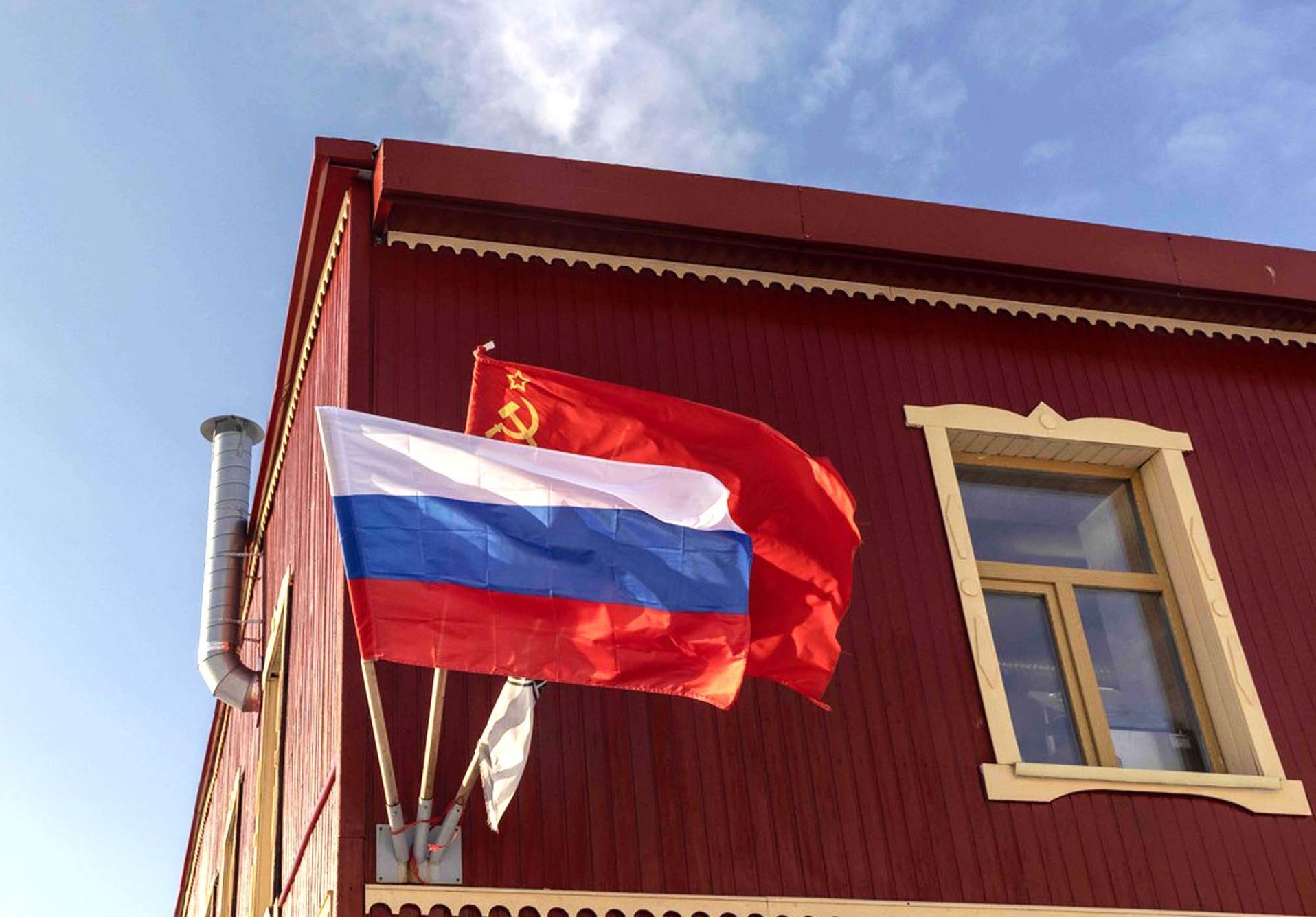Barentsburg, Norsko, Rusko, Arktida, Špicberky, horník